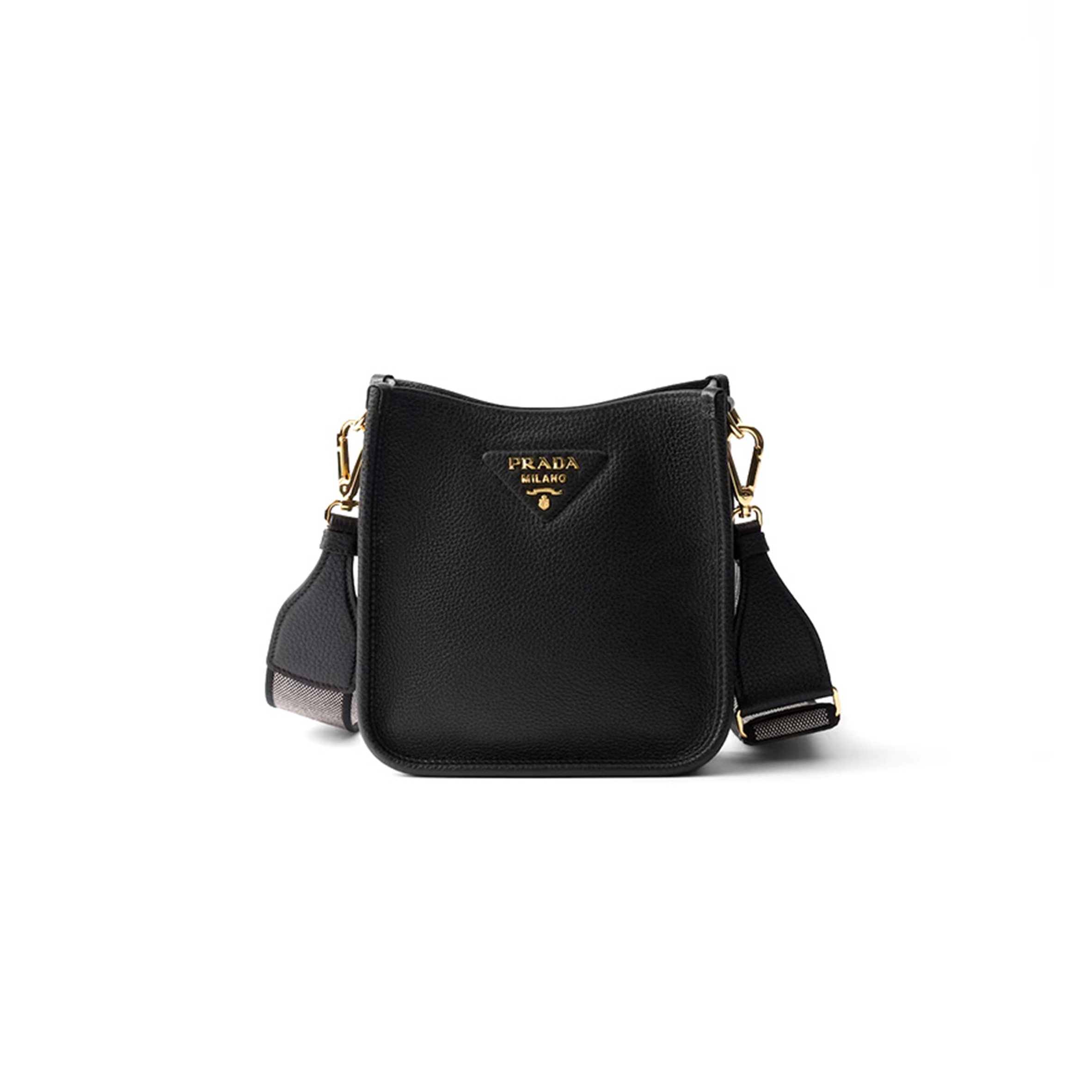 Pra*a leather mini shoulder bag 1bh191 (20*19*6cm)